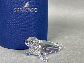 Swarovski Crystal Baby Seal 2012 Event Figure With Box