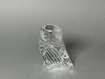 A Waterford Crystal Owl Figure