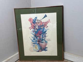 Amram Ebgi 'Animals Board The Ark' Pencil Signed & Numbered Lithograph