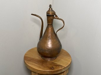 Beautiful Antique Copper Pitcher