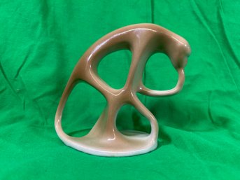 Unique Porcelain Monkey Figurine