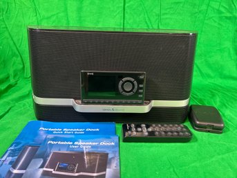 Sirius XM Satellite Radio Portable Speaker Dock SXABB1 - Onyx EZ Receiver XEZ1