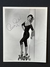 Ava Gardner Autographed B&W Publicity Photograph