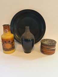 Lot MCM Modernist Studio Art Pottery Stein Ashby Yvonne German