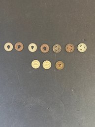 Lot Early Transportation Token Lehigh Valley Philadelphia New York Transit S5