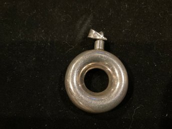 Sterling Silver Mexico Taxco Perfume Bottle Pendant