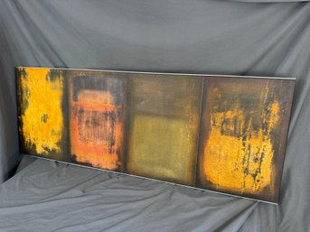 Una Vez Nino Large Oil Painting  On Canvas 60in X 22in