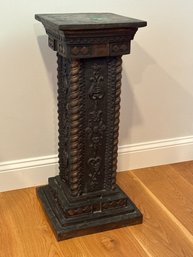 Incredible Cast Bronze Pedestal Hallow Cast Still Heavy Weight This Is An Incredible Beauty
