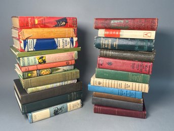 Antique & Vintage Books: Robinhood, Treasure Island, Robin Crusoe & More