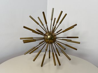 West Elm Brass Sputnik Atomic Spike Ball Decor