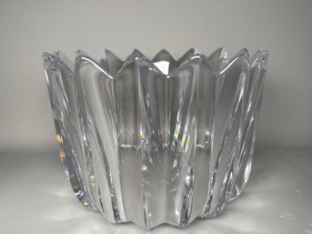 Orrefors Crystal 'Fleur Crown' Jans Johansson Decorative Bowl