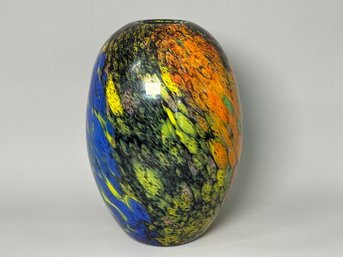 Beautiful Vintage Japanese Osaka Kamei Art Glass Vase