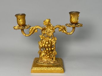 Vintage Pairpoint Gilt Bronze Candelabra