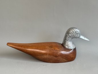 Pretty Domain Wooden Decorative Duck Figure