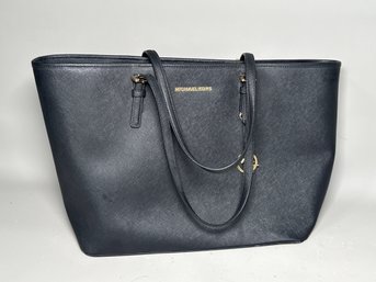 Michael Kors Black Saffiano Leather Large Tote Bag
