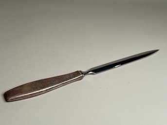 Vintage Sterling Silver Letter Opener With B Monogram