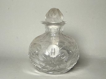 Antique Crystal Perfume Bottle