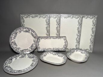 Vintage Spode Delamere Rural Pattern Serving Pieces