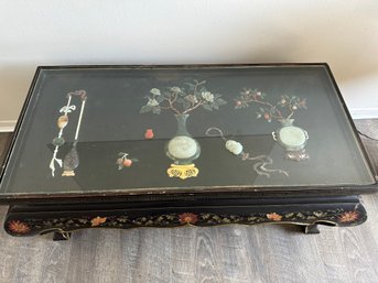 Coffee Table With Jade/hardstone Decoration