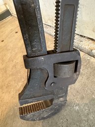 Large Vintage Pipe Wrench 44 Inches