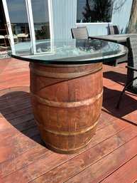 Table Made From Barrel