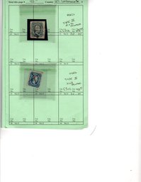 Confederate US Stamps In Old Sales Circuit Booklet