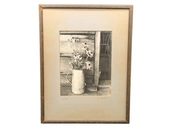 Framed, Signed Richard Eger Photograph, 'Still Life, 1968'