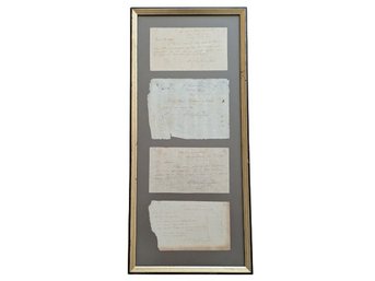 Letters From George Washington (not Authenticated)