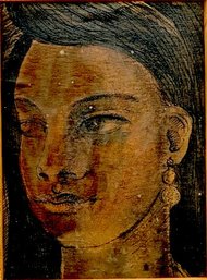 Signed & Framed Portrait Of A Woman