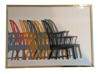 Signed & Numbered Serigraph By Arnold Mesches.
