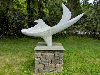 'PEACE' - An Amazing Sculpture Resting On A Stone Base