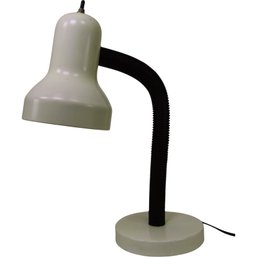 1980s Flexible Neck White Desk Lamp