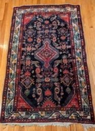 Vintage Mid-20th Century Hand-Knotted Persian Rug
