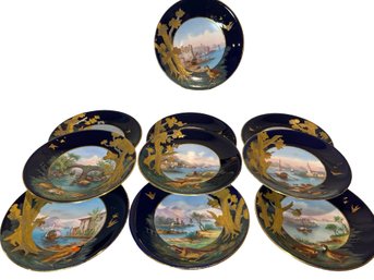 Set Of 10 Davis Collemore & Co. NY Dinner Plates - Individually Numbered