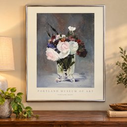 Framed Print Of Flowers In A Crystal Vase (c. 1882) By The French Impressionist Painter Édouard Manet