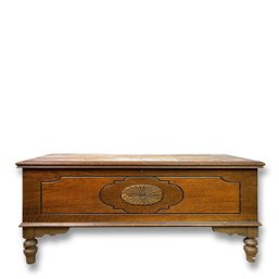 Early 20th Century Walnut With Cedar Interior Blanket Chest