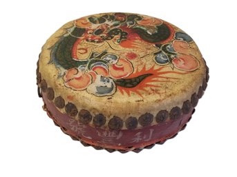 Antique Authentic Chinese Tom-Tom Drum