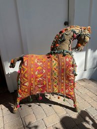 Beaded Stuffed Horse