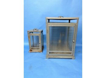 A Pair Of Patio Lanterns