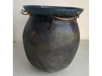 Pottery Vessel Signed