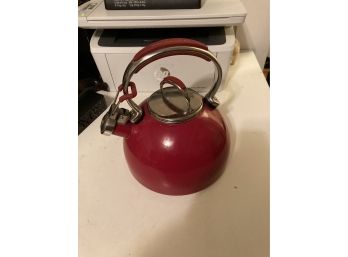 Kitchen Aid Red Tea Kettle