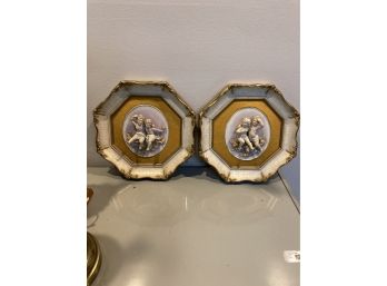 Two Vintage Wall Hangings