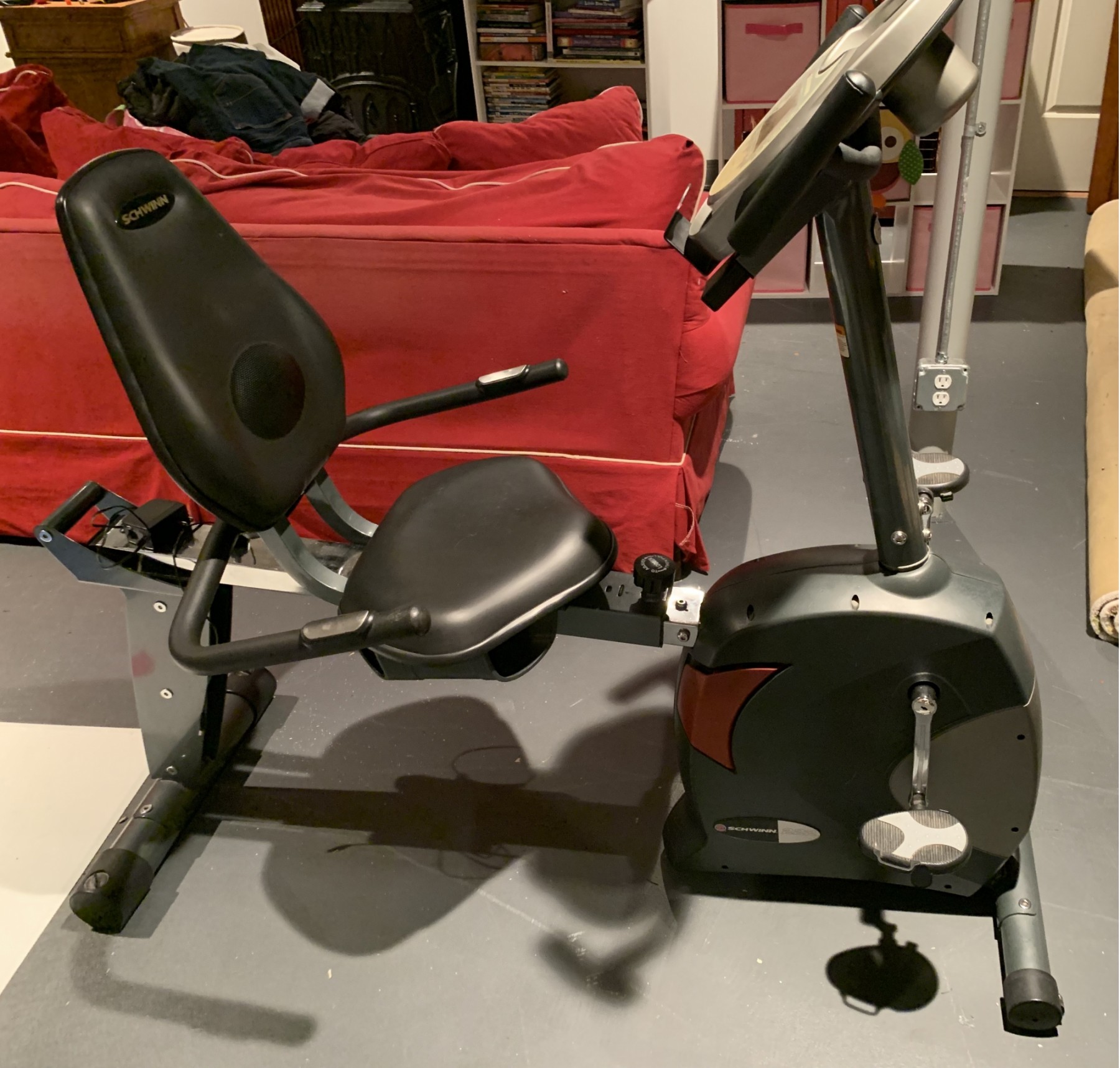 Schwinn Recumbent Desk Bike Schwinn 212 Recumbent Exercise Bike