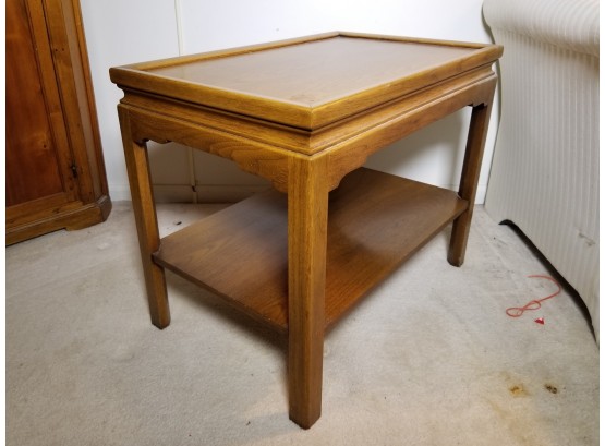 Pair Of Vintage Stow Davis Wooden Side Table #479256