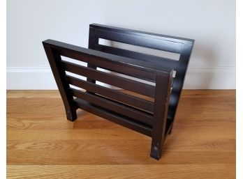 Modern Wooden Ladder Style Magazine Holder