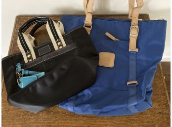 Lot Of Two Totes - Coach And Brics