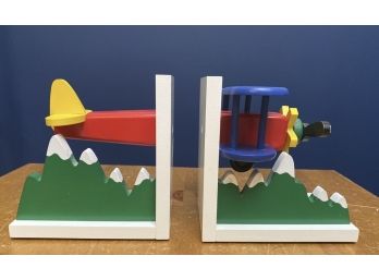 Sassafras Airplane Bookends