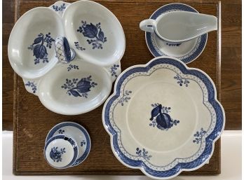 Danish Blue & White Set - 4 Pieces