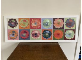 Pop Art Flower Framed Print