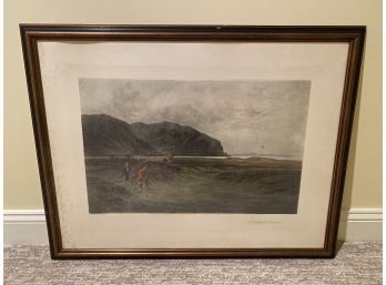 “A Difficult Bunker” By Douglas Adams Print, 1894